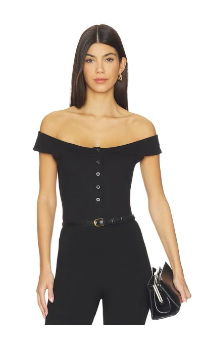 Gestuz X Barbie Off-shoulder Bodie In Black