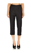 Gestuz X Revolve Caylina Knickers In Black Pinstripe