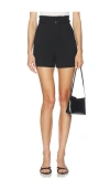 Gestuz Zuzu High Waisted Shorts In Black
