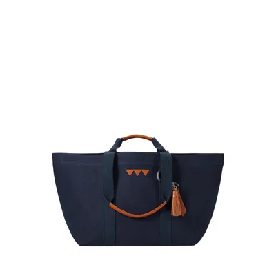 Get The Gallop Women's Hay Bag Medium Canvas - Navy Blue
