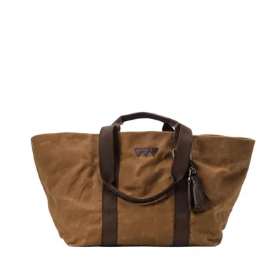 Get The Gallop Women's Hay Bag Medium Waxed Canvas - Brown