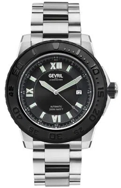 Pre-owned Gevril 3124b Men's Seacloud Swiss Automatic Diver Limited Edition Date Watch