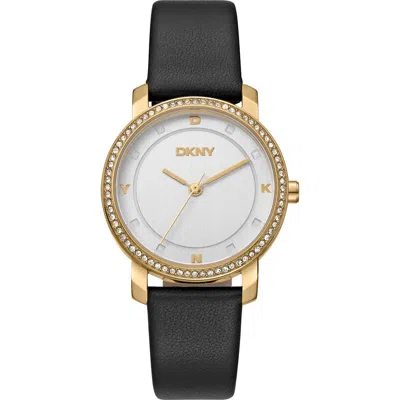 Gevril 316l Leather Strap Watch In Blue