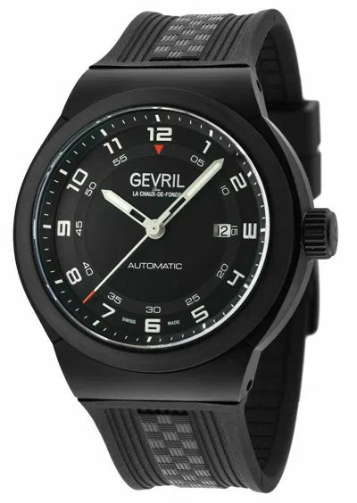 Pre-owned Gevril $4995  Men's 46200 Canal St. Swiss Automatic Sellita Sw200 Diver Watch