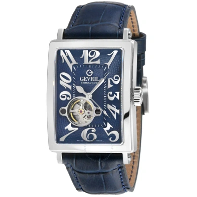 Gevril Avenue Of Americas Intravedere Automatic Blue Dial Men's Watch 5072-1