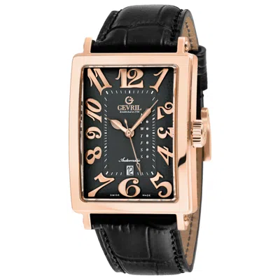 Gevril Avenue Of Americas Men's Watch In Black