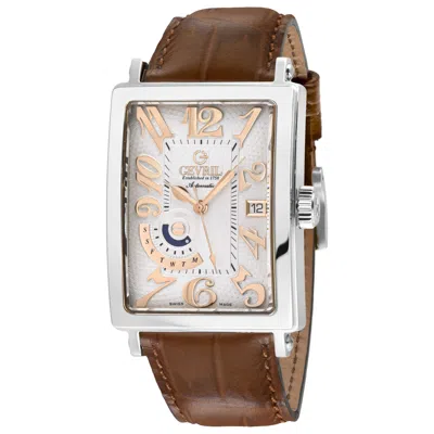 Gevril Avenue Of Americas Men's Watch In Brown
