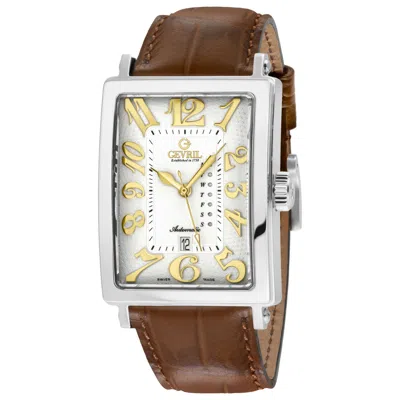Gevril Avenue Of Americas Men's Watch In Brown