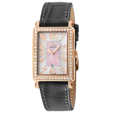 Gevril Avenue Of Americas Mini Diamond Women's Watch In Black