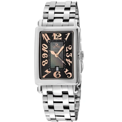 Gevril Avenue Of Americas Mini Quartz Ladies Watch 7246rb In Gold Tone / Mop / Mother Of Pearl / Rose / Rose Gold Tone