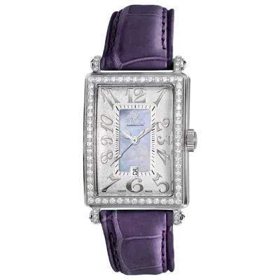 Gevril Avenue Of Americas Mini Women's Watch In Purple