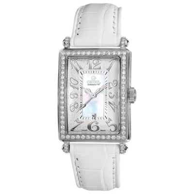 Gevril Avenue Of Americas Mini Women's Watch In White