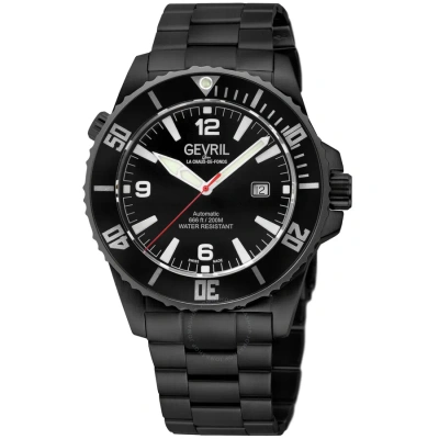 Gevril Canal Street Automatic Black Dial Men's Watch 46603b