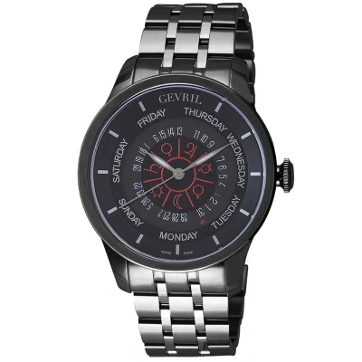 Gevril Columbus Circle Automatic Men's Watch 2001b In Black