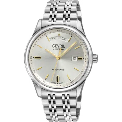 Gevril Excelsior Automatic Bracelet Watch, 42mm In Yellow