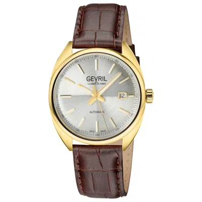 Gevril Five Points Men's Watch In Brown