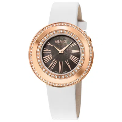 Gevril Gandria Diamond Women's Watch In Red