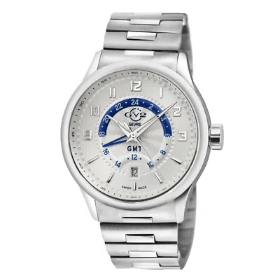 Pre-owned Gevril Giromondo 42mm Swiss Quartz Wristwatch 42301b