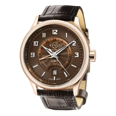 Pre-owned Gevril Giromondo Gv2 42mm Swiss Quartz Wristwatch 42305