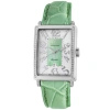 GEVRIL GEVRIL GLAMOUR AUTOMATIC GREEN DIAL LADIES WATCH 6206NE