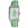 GEVRIL GEVRIL GLAMOUR AUTOMATIC GREEN DIAL LADIES WATCH 6206NL