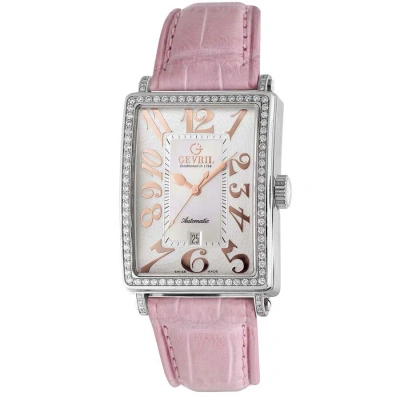 Gevril Glamour Automatic Pink Dial Ladies Watch 6208rl