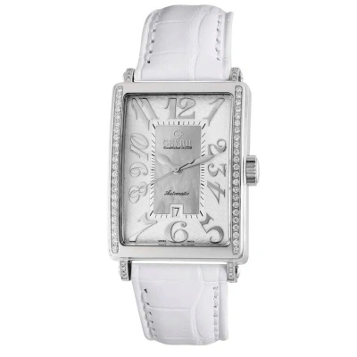 Gevril Glamour Automatic White Dial Ladies Watch 6209ne