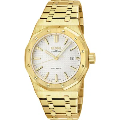 Gevril Gotham Automatic Bracelet Watch, 41mm In Orange