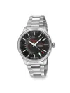 Gevril Guggenheim Stainless Steel Bracelet Watch/44mm In Silver