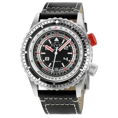 Pre-owned Gevril Gv2 By  Contasecondi 3505 Men's Swiss Automatic Unidirectional Bezel Watch