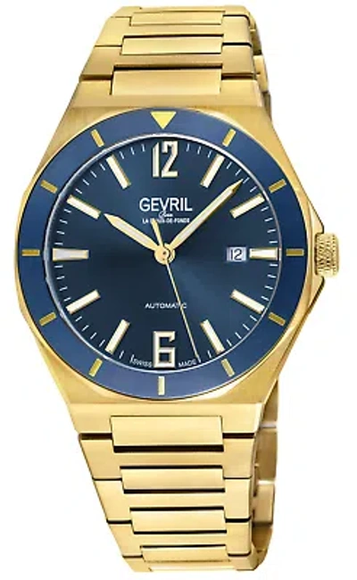 Pre-owned Gevril High Line 43mm Swiss Automatic Wristwatch 48402b