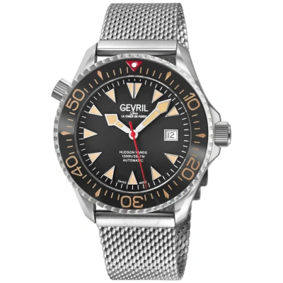 Gevril Hudson Yards Automatic Black Dial Men's Watch 48840b