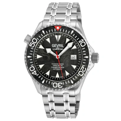 Gevril Hudson Yards Automatic Black Dial Men's Watch 48850b