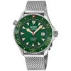 GEVRIL GEVRIL HUDSON YARDS AUTOMATIC GREEN DIAL MEN'S WATCH 48846B