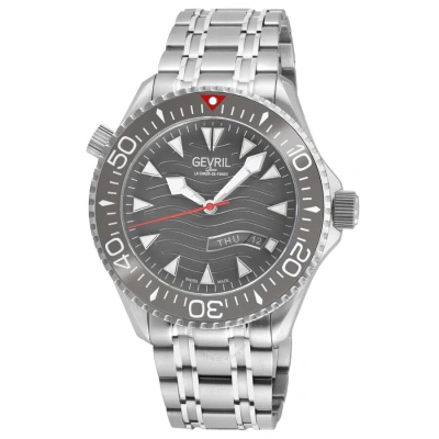 Gevril Hudson Yards Automatic Grey Dial Men's Watch 48834b In Metallic