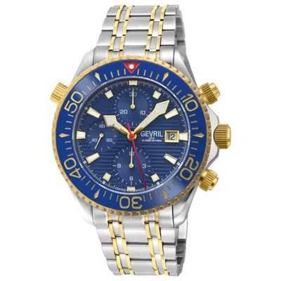 Gevril Hudson Yards Chronograph Men's Watch In Metallic