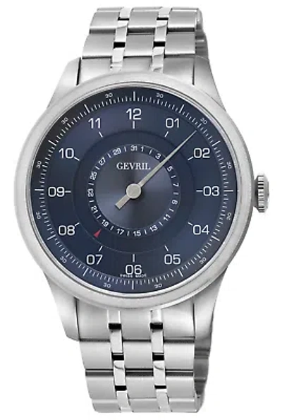 Pre-owned Gevril Jones 45mm Swiss Automatic Wristwatch 2102