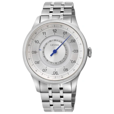 Gevril Jones St Automatic Silver Dial Men's Watch 2100 In Metallic