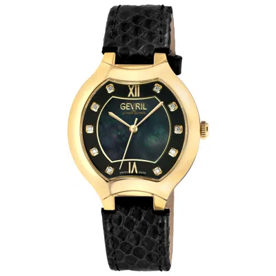 Gevril Lugano Women's Watch In Red