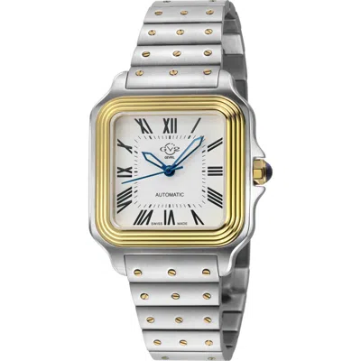 Gevril Lusso Lx Automatic Bracelet Watch In Silver