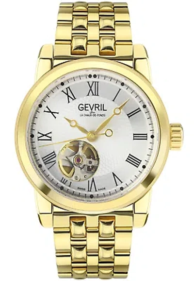 Pre-owned Gevril Madison 39mm Swiss Automatic Wristwatch 2585