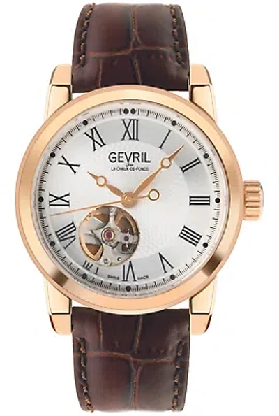 Pre-owned Gevril Madison 39mm Swiss Automatic Wristwatch 2587