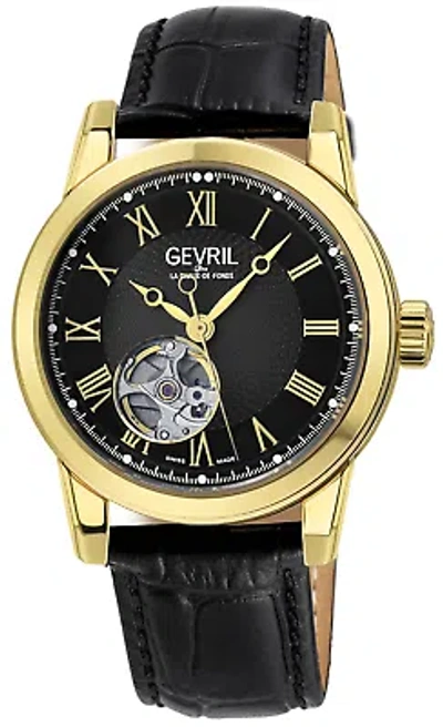 Pre-owned Gevril Madison 39mm Swiss Automatic Wristwatch 2588