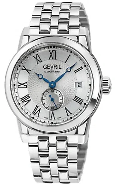 Pre-owned Gevril Madison 39mm Wristwatch 25001b