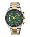 Gevril Ascari Chronograph Automatic Green Dial Mens Watch 48316b