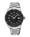 Gevril Ascari Automatic Black Dial Mens Watch 48300b