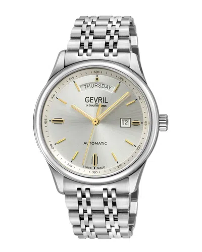 Gevril Men's Excelsior Watch In Metallic