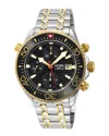 Gevril Hudson Yards Chronograph Automatic Black Dial Men's Watch 48812b