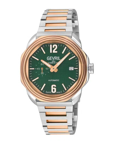 Gevril Roosevelt Men's Watch In Gold