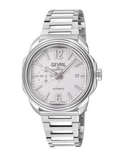 Gevril Men's Roosevelt Watch In Silver
